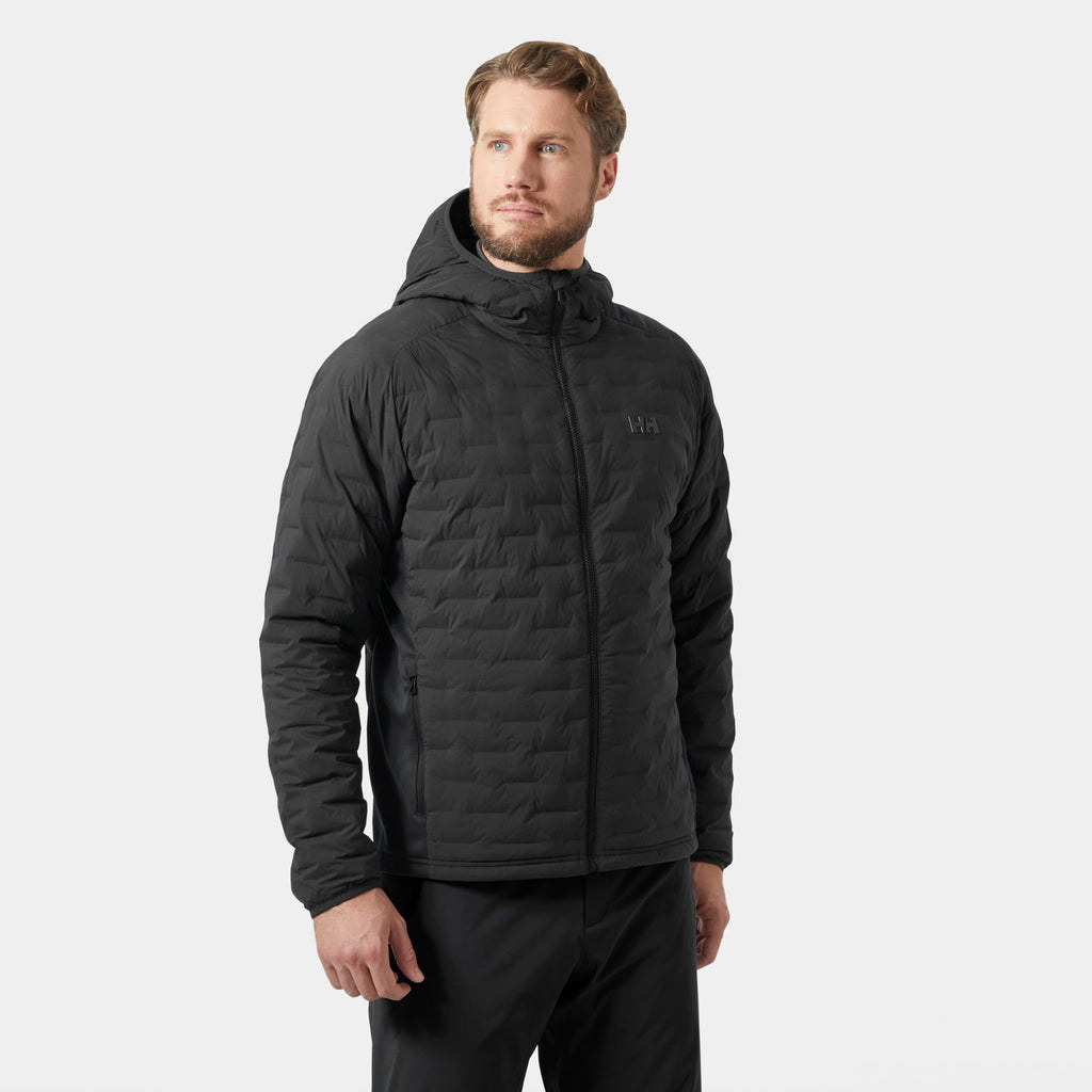 HP HYBRID STRETCH HOODED INS, EBONY, XXL