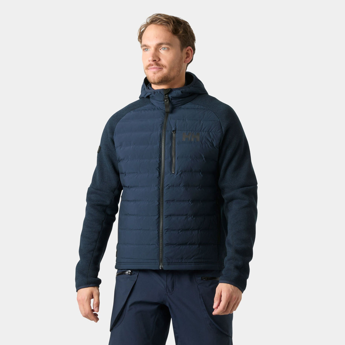 SKAGEN HYBRID KNIT INSULATOR, NAVY, XXL