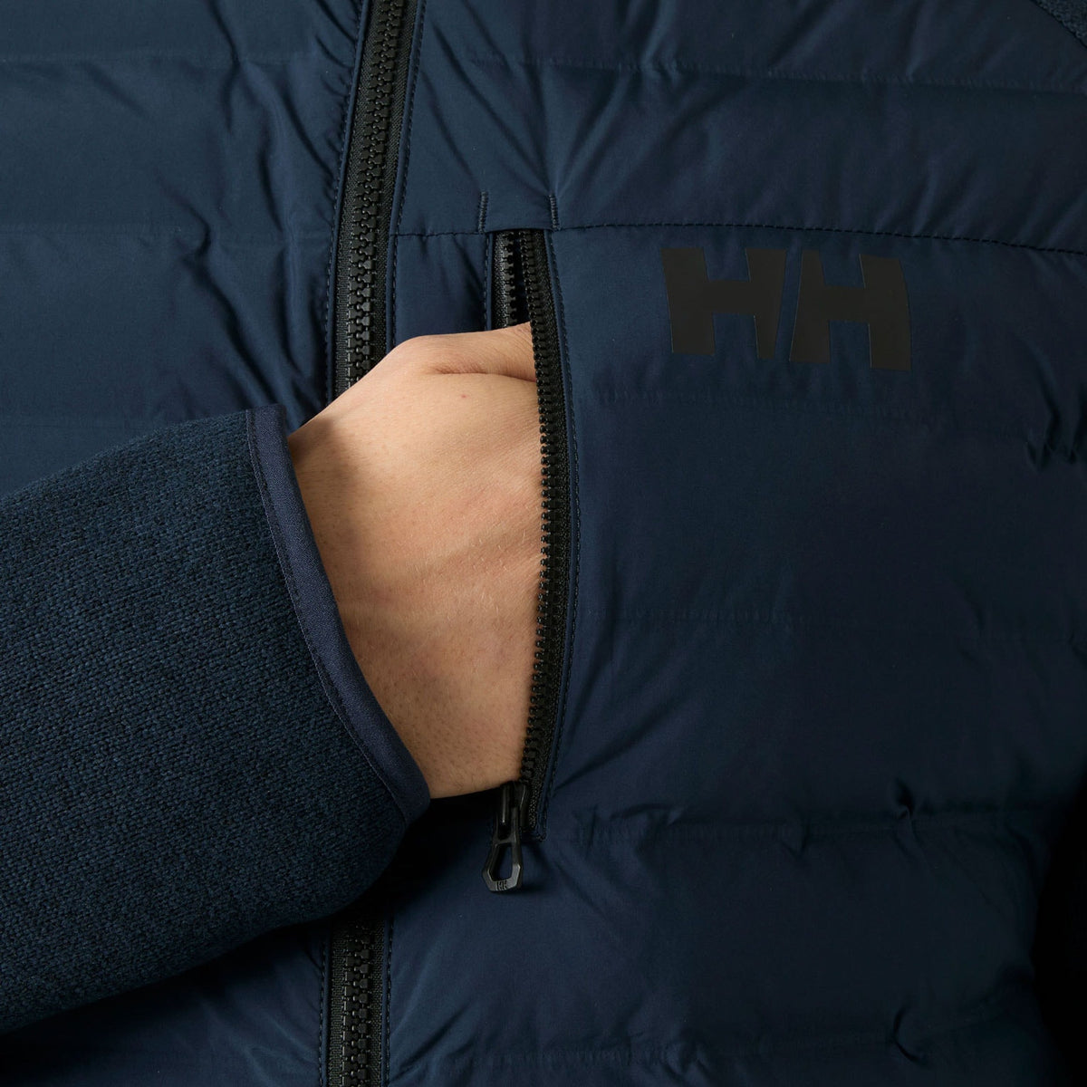 SKAGEN HYBRID KNIT INSULATOR, NAVY, XXL