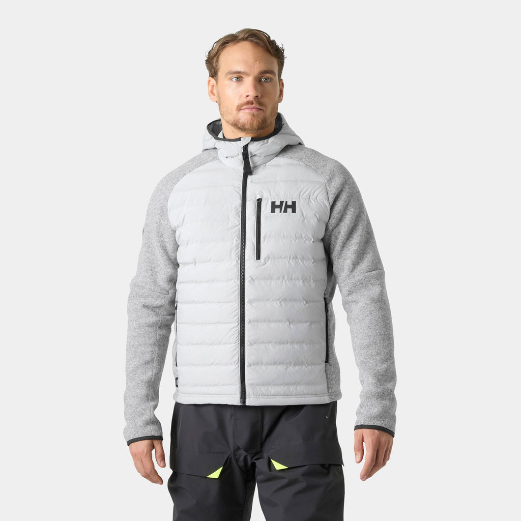 SKAGEN HYBRID KNIT INSULATOR, GREY FOG, XXL