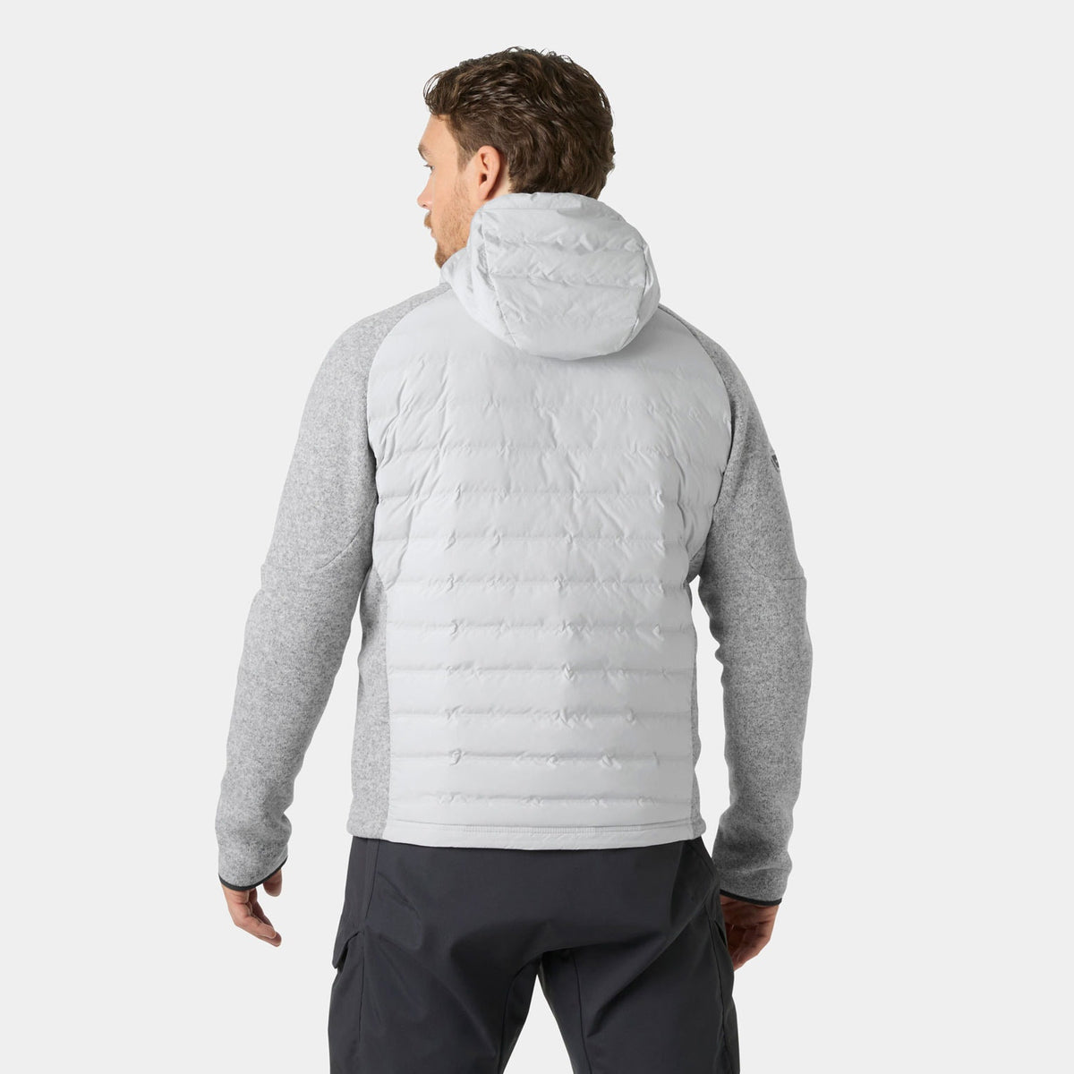 SKAGEN HYBRID KNIT INSULATOR, GREY FOG, XXL