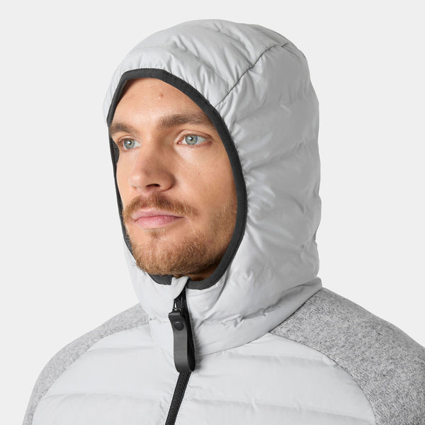 SKAGEN HYBRID KNIT INSULATOR, GREY FOG, XXL
