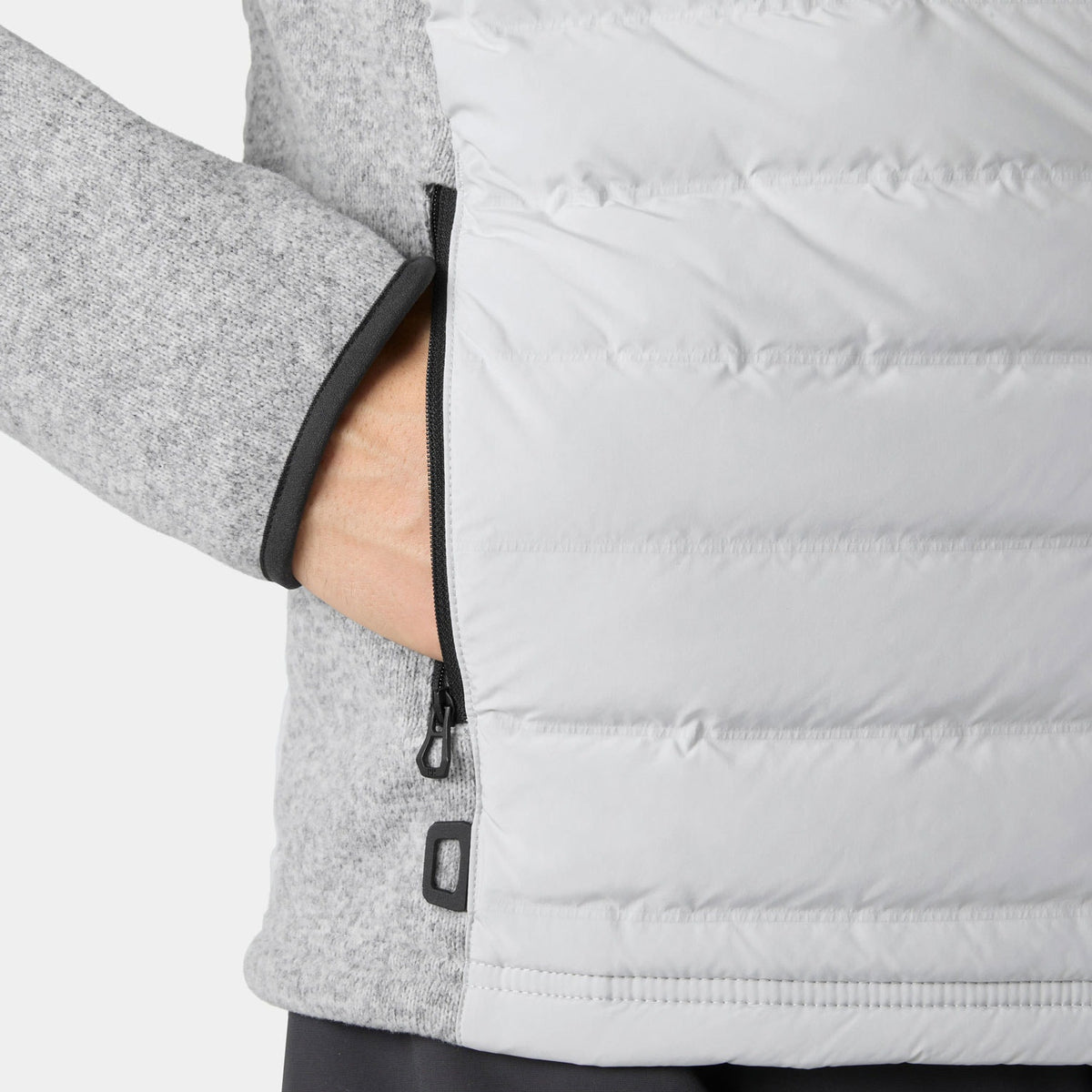SKAGEN HYBRID KNIT INSULATOR, GREY FOG, XXL