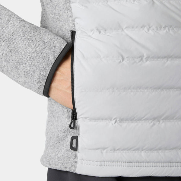SKAGEN HYBRID KNIT INSULATOR, GREY FOG, XXL