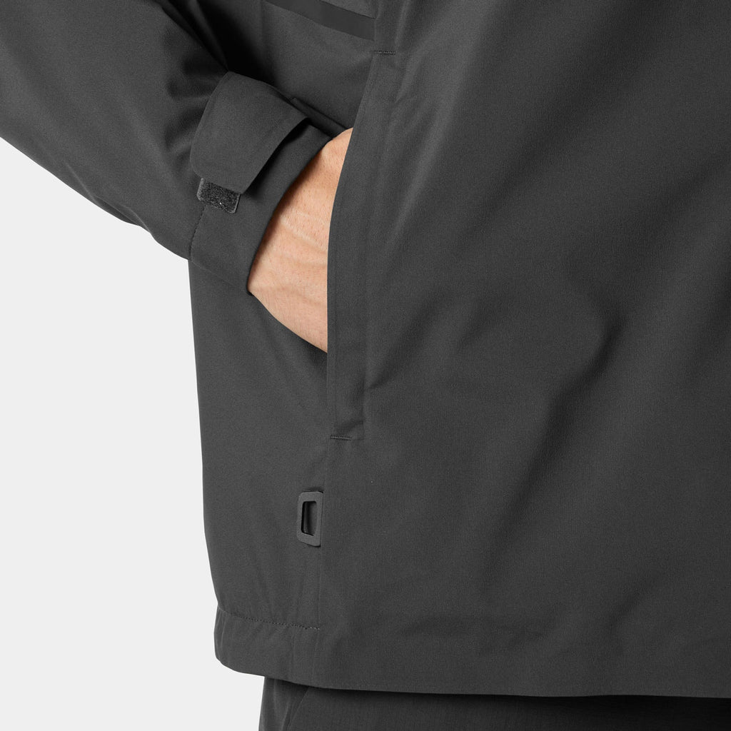 HP RACING LIFALOFT HOOD JACKET, EBONY, XXL
