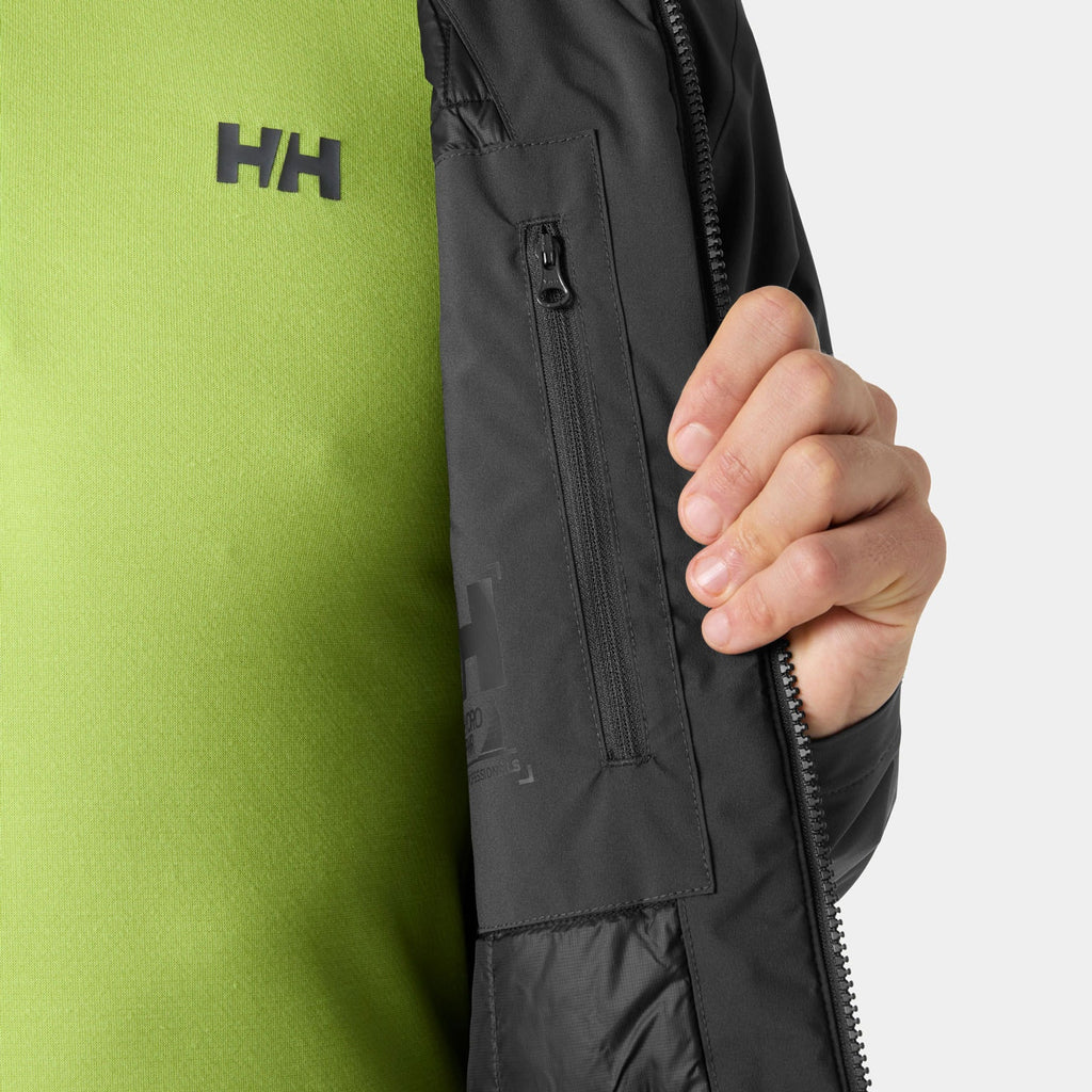 HP RACING LIFALOFT HOOD JACKET, EBONY, XXL