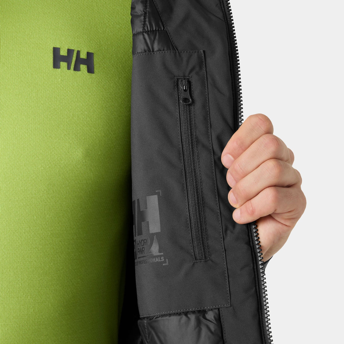 HP RACING LIFALOFT JACKET, EBONY, XXL