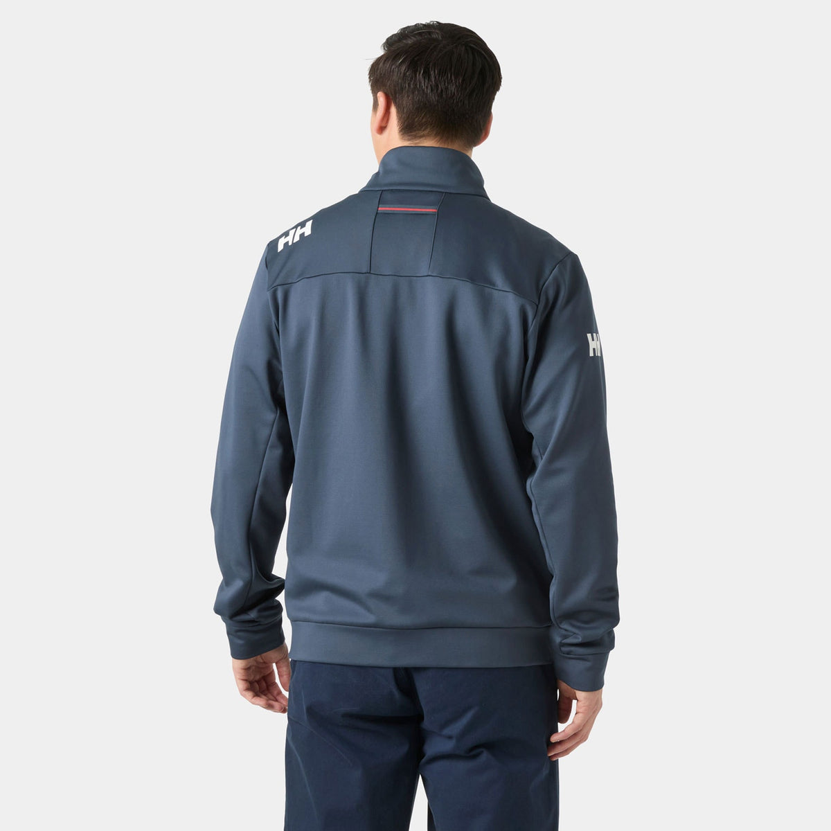 CREW FLEECE JACKET, NAVY, XXL