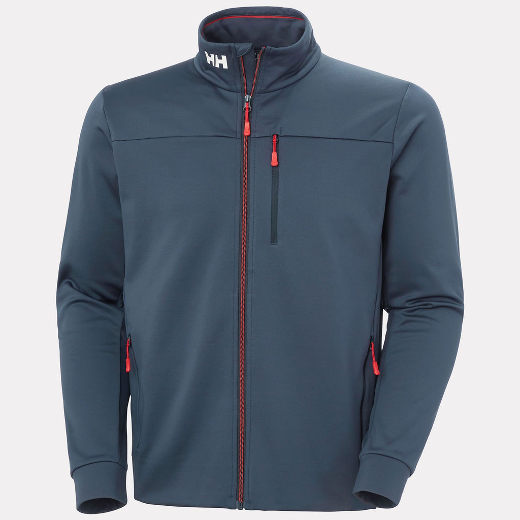 CREW FLEECE JACKET, NAVY, XXL