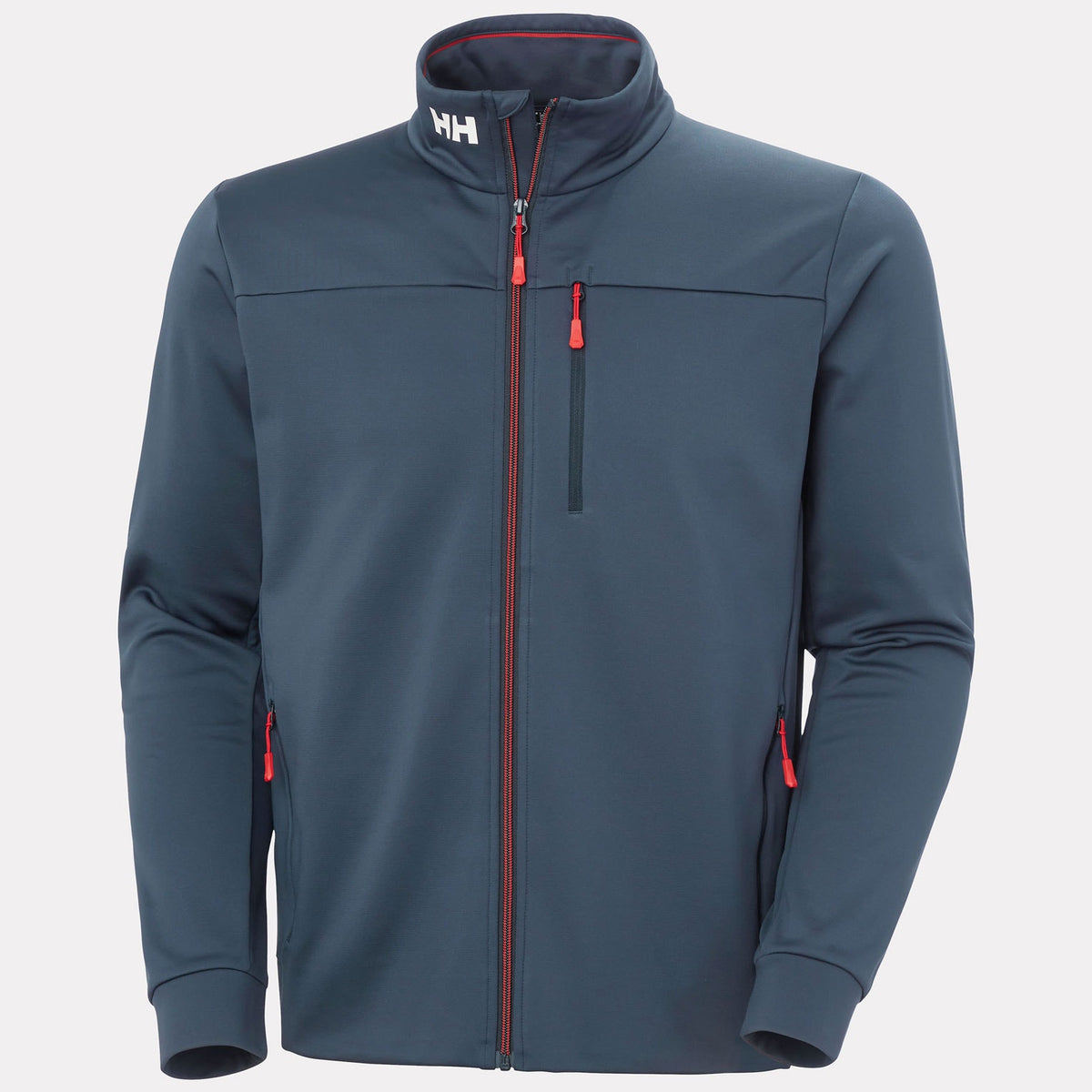 CREW FLEECE JACKET, NAVY, XXL