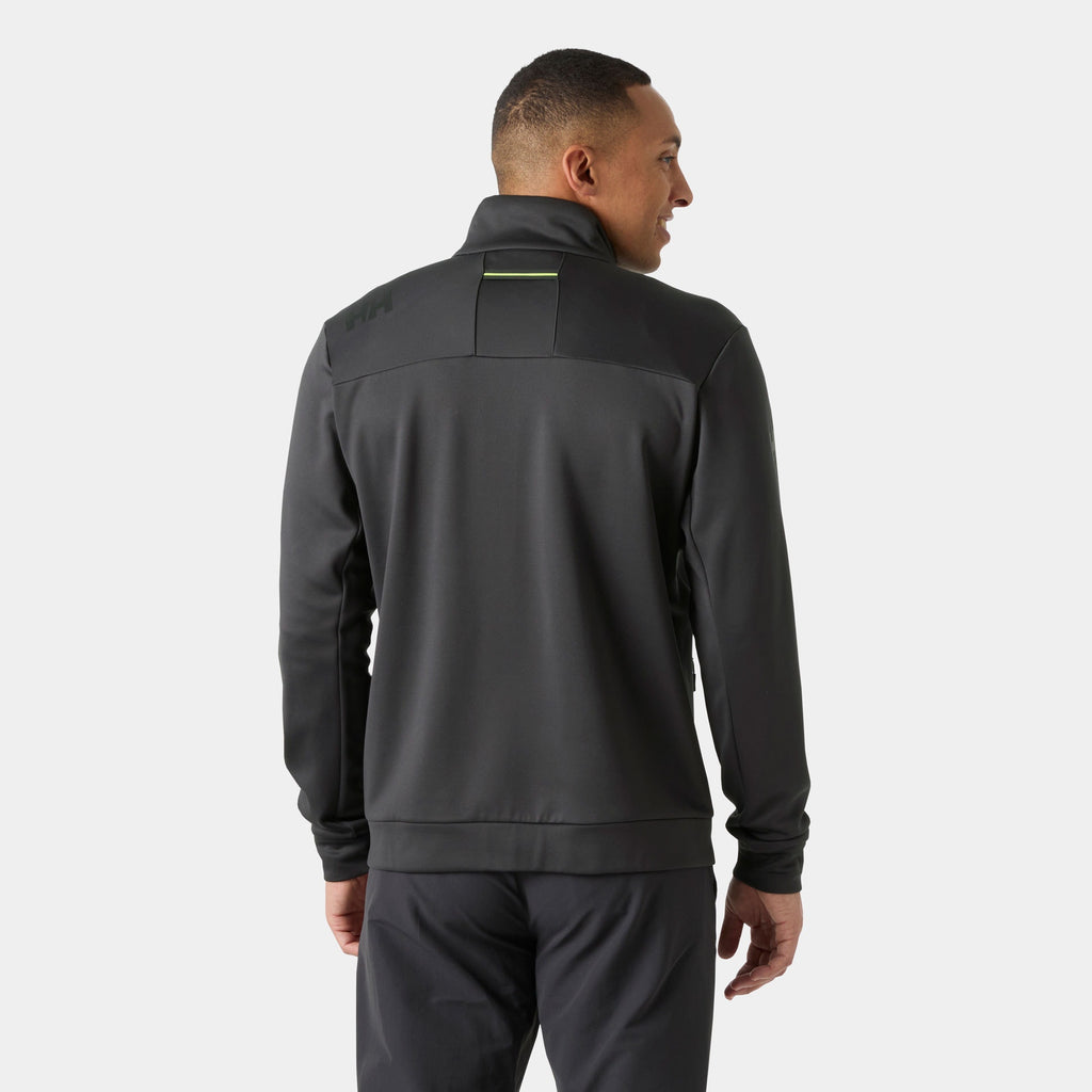 CREW FLEECE JACKET, EBONY, XXL