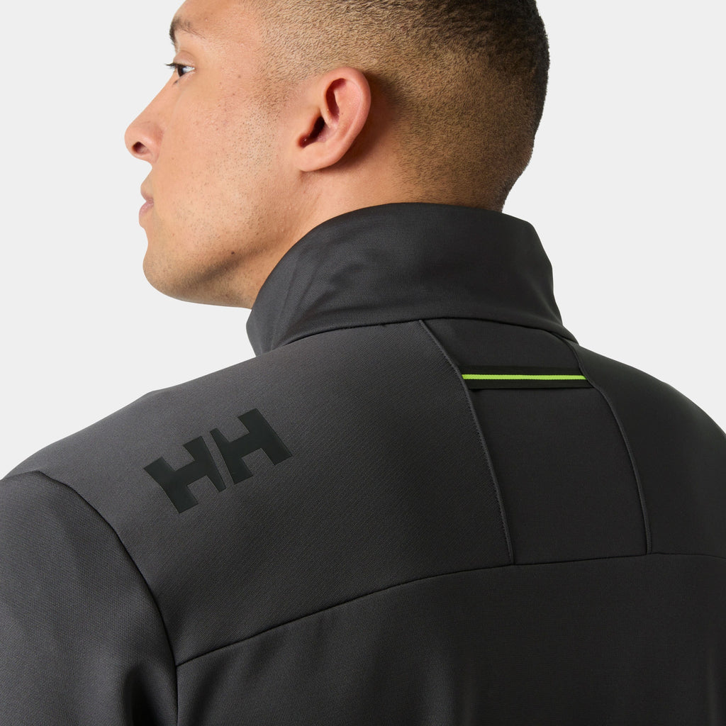 CREW FLEECE JACKET, EBONY, XXL