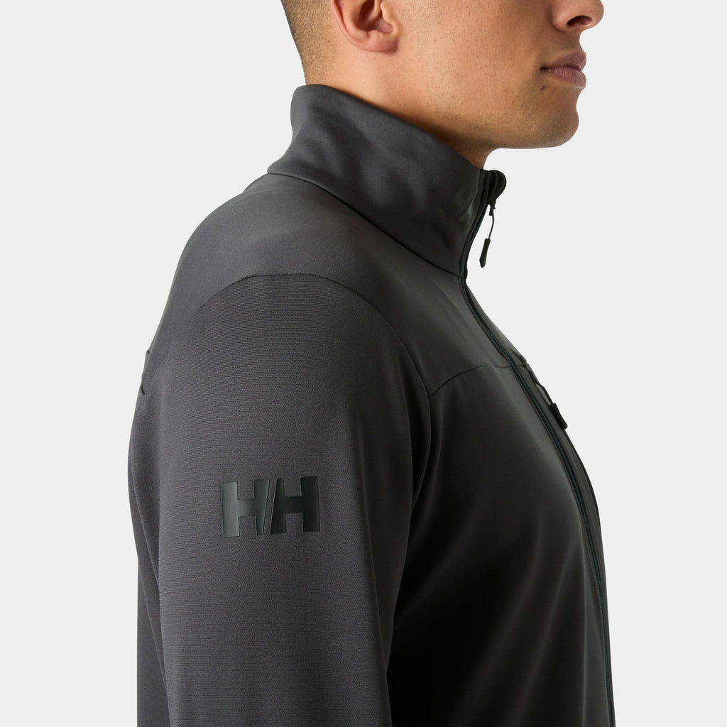 CREW FLEECE JACKET, EBONY, XXL
