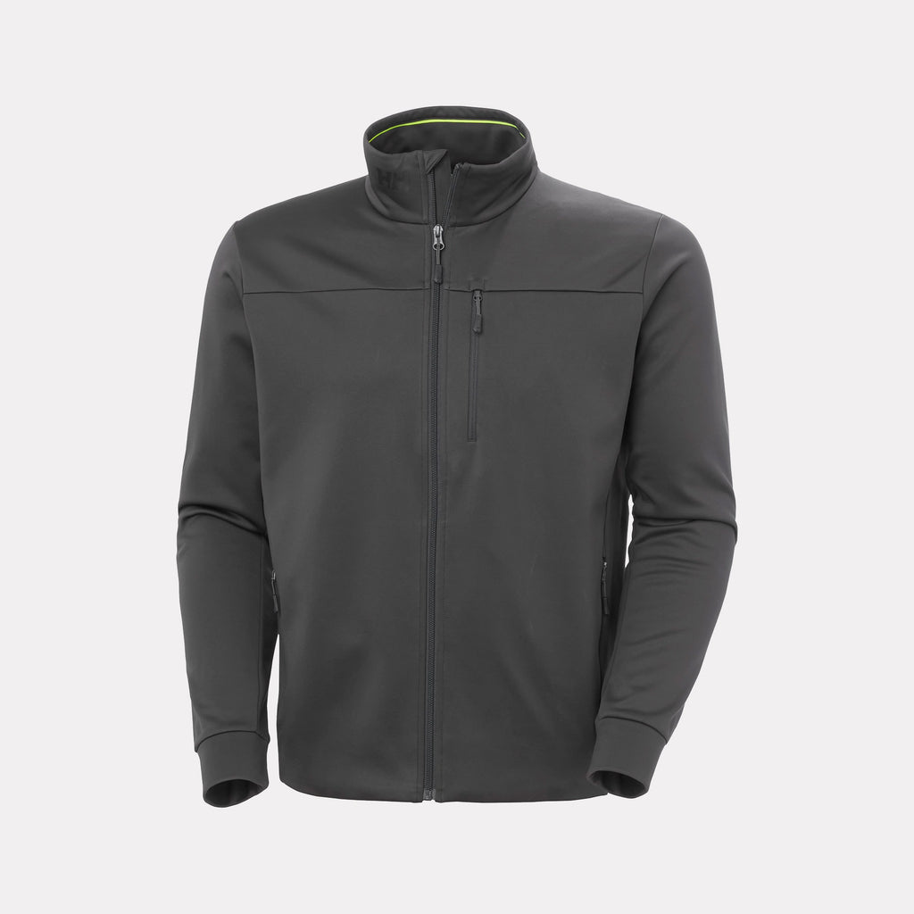 CREW FLEECE JACKET, EBONY, XXL