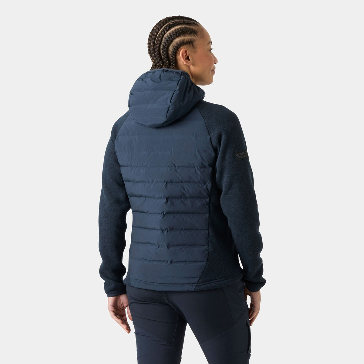 W SKAGEN HYBRID KNIT INSULATOR, NAVY, L