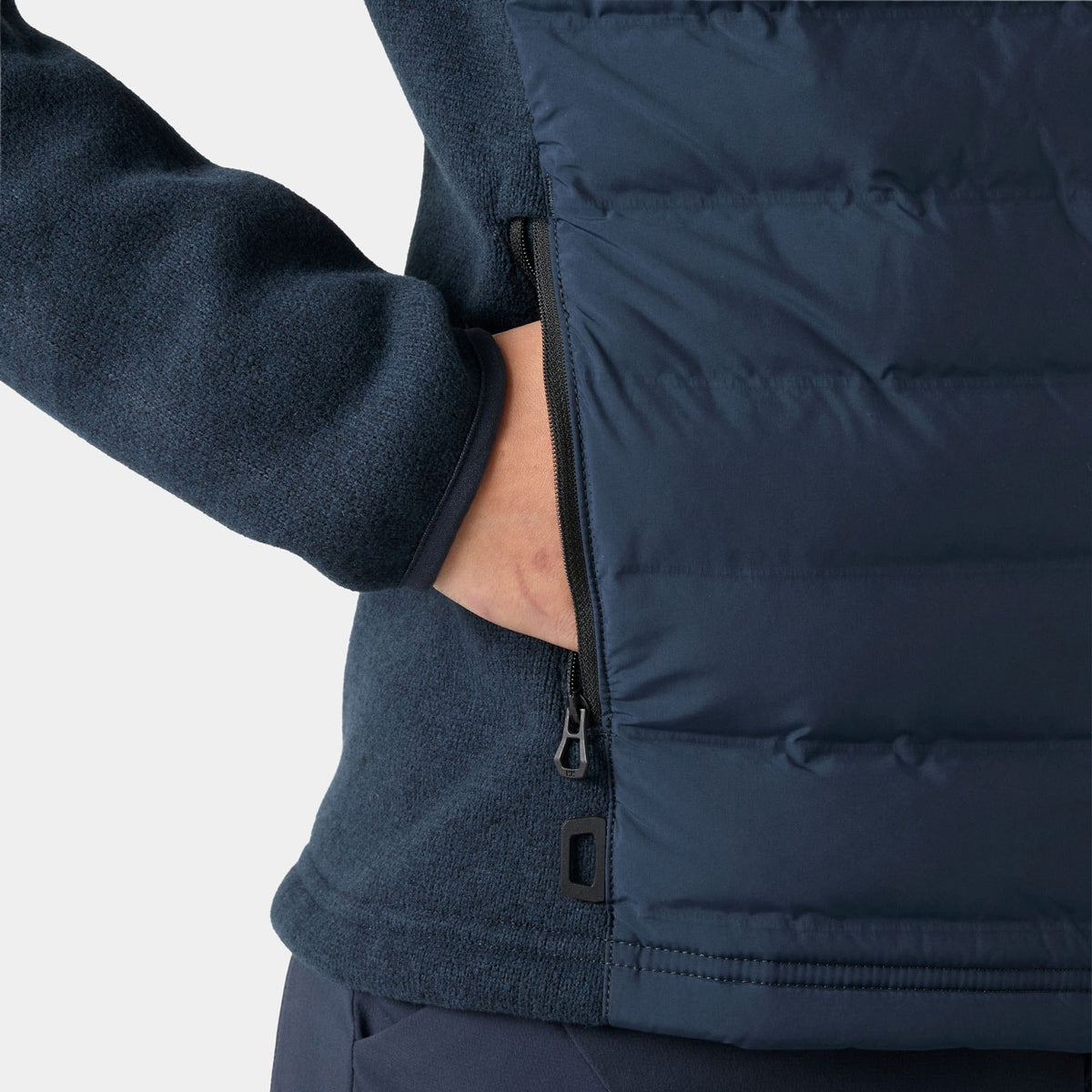 W SKAGEN HYBRID KNIT INSULATOR, NAVY, L