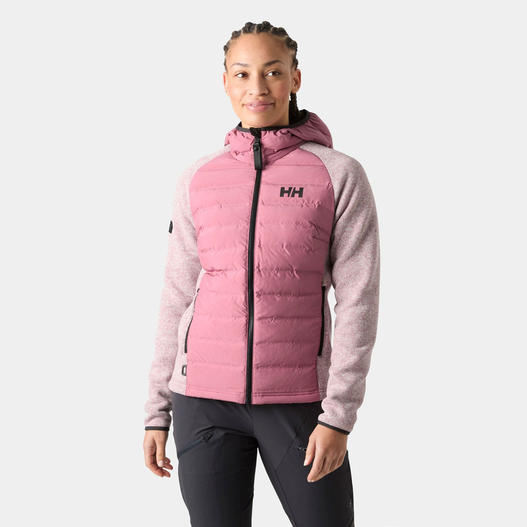 W SKAGEN HYBRID KNIT INSULATOR, WILDBERRY, L