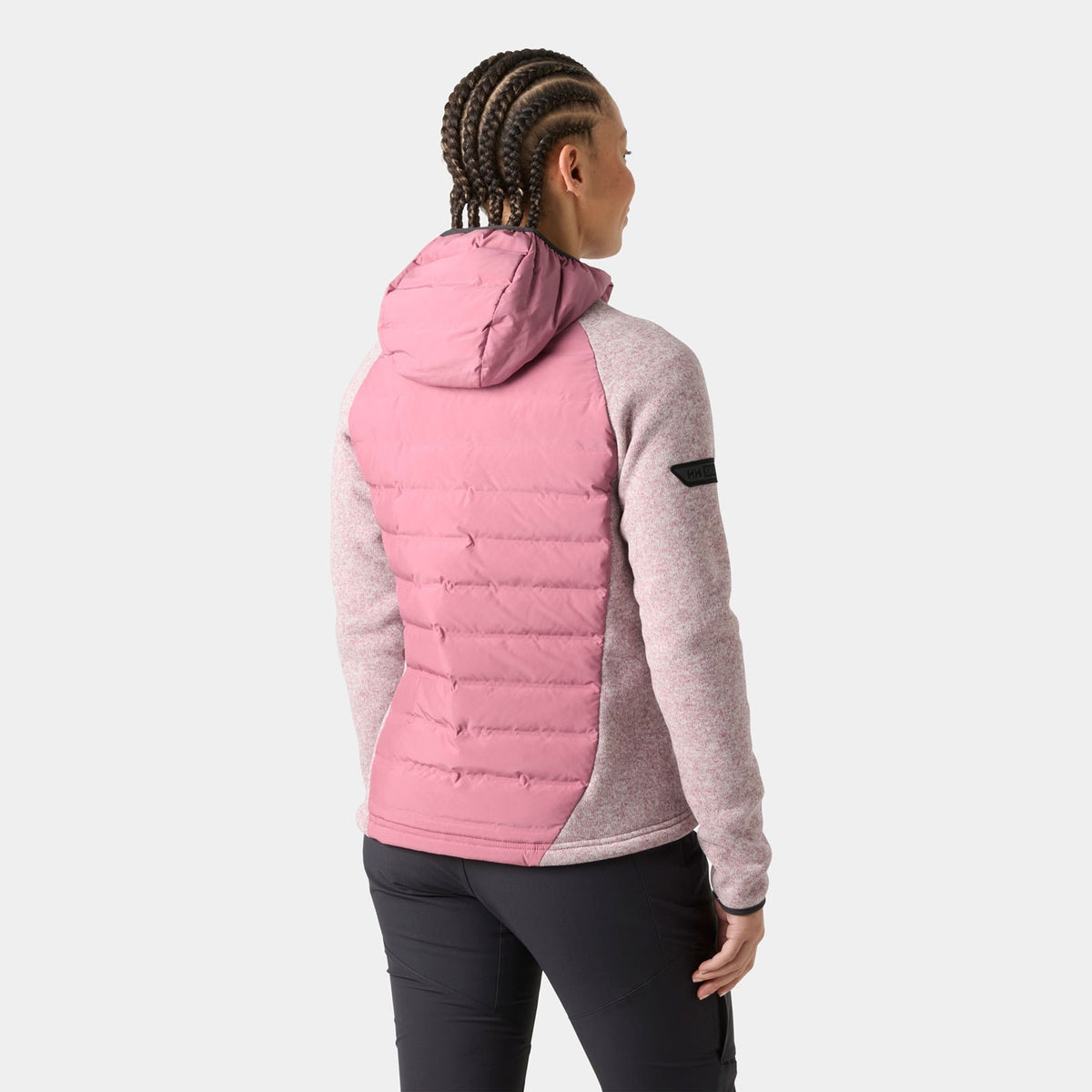 W SKAGEN HYBRID KNIT INSULATOR, WILDBERRY, L