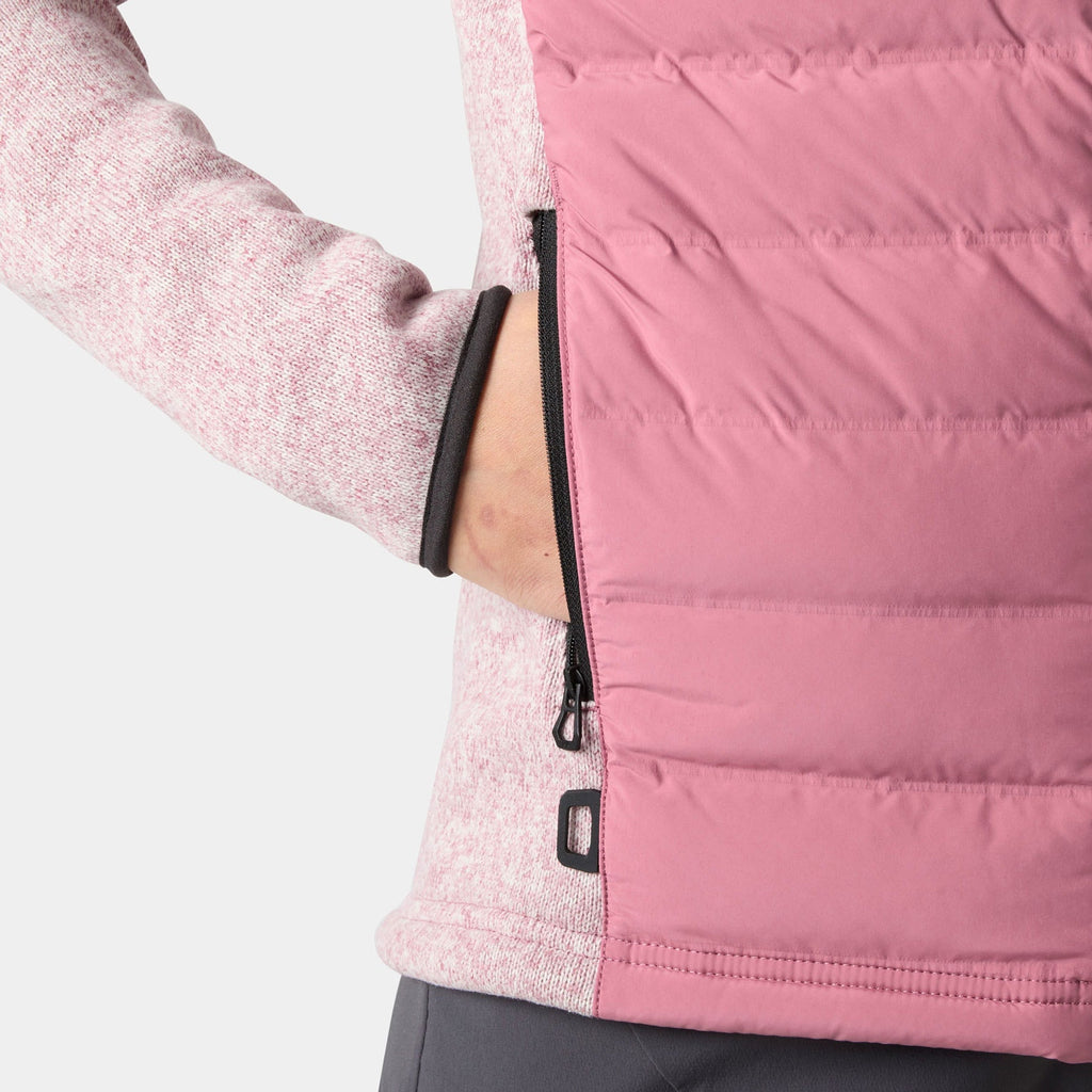 W SKAGEN HYBRID KNIT INSULATOR, WILDBERRY, L