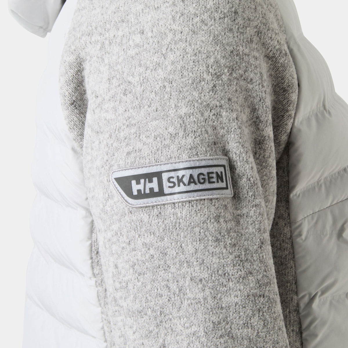 W SKAGEN HYBRID KNIT INSULATOR, GREY FOG, L