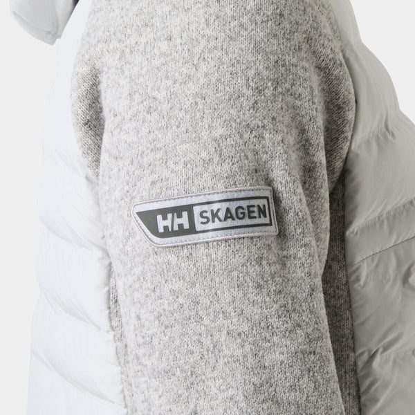 W SKAGEN HYBRID KNIT INSULATOR, GREY FOG, L