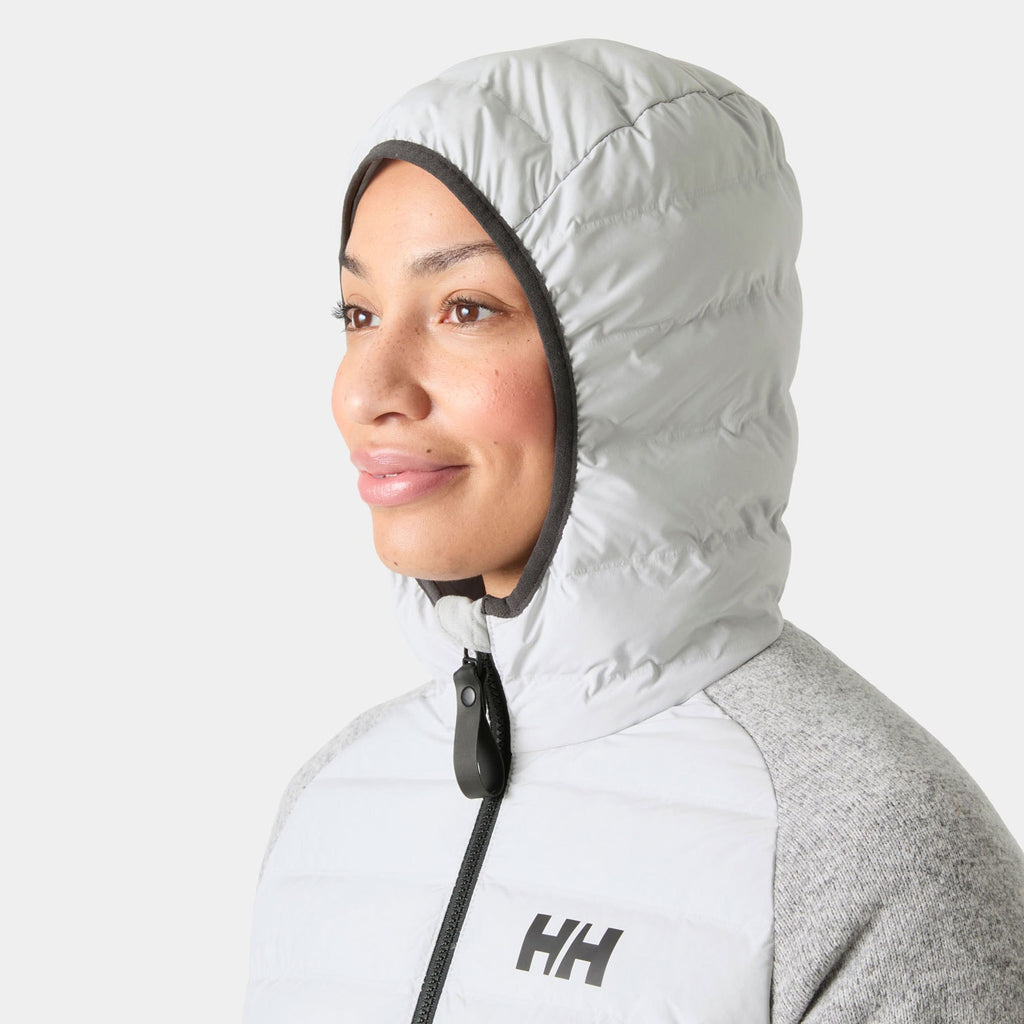 W SKAGEN HYBRID KNIT INSULATOR, GREY FOG, L