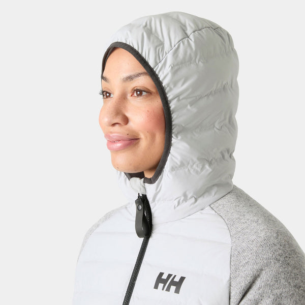 W SKAGEN HYBRID KNIT INSULATOR, GREY FOG, L