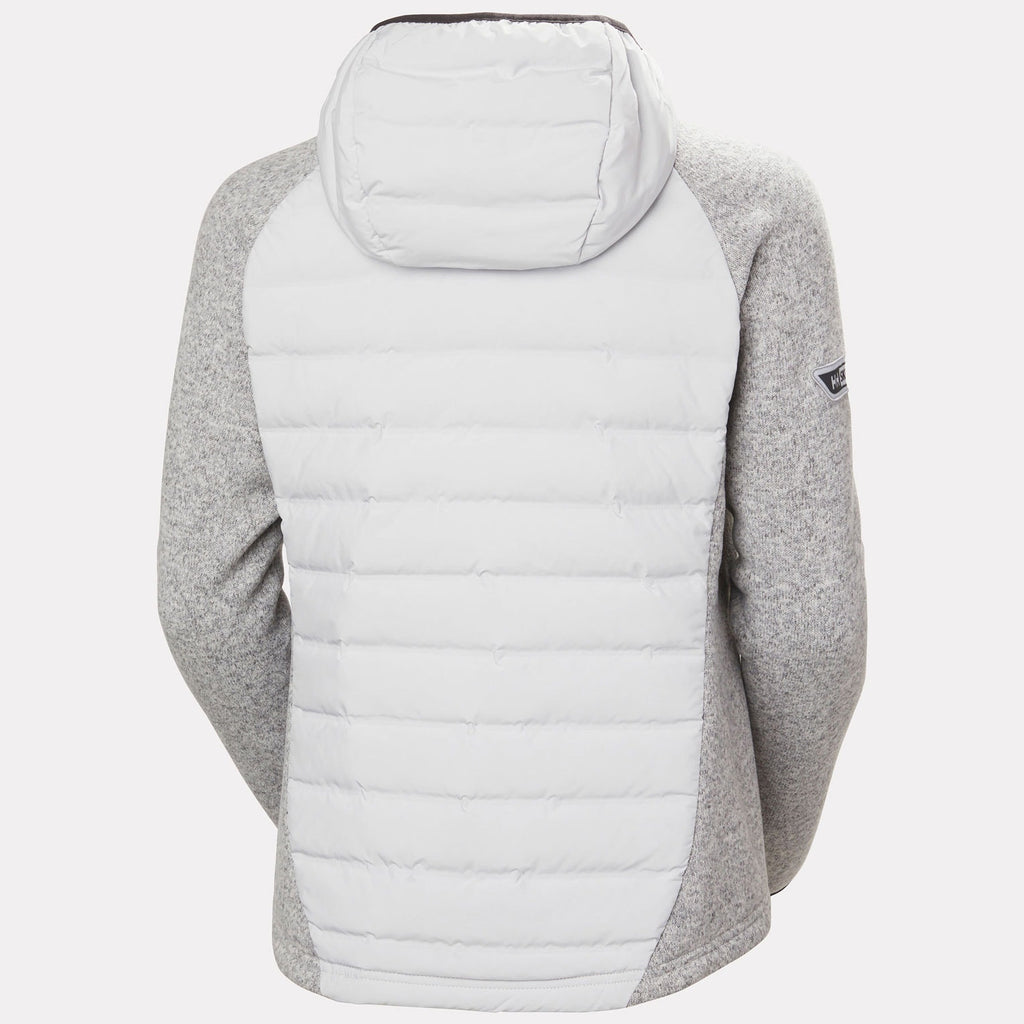 W SKAGEN HYBRID KNIT INSULATOR, GREY FOG, L