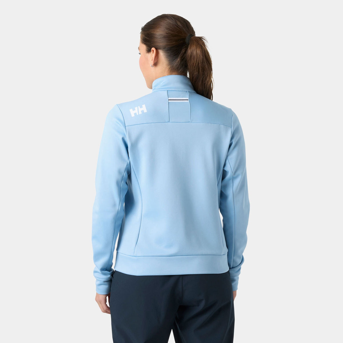 W CREW FLEECE JACKET, BRIGHT BLUE, L