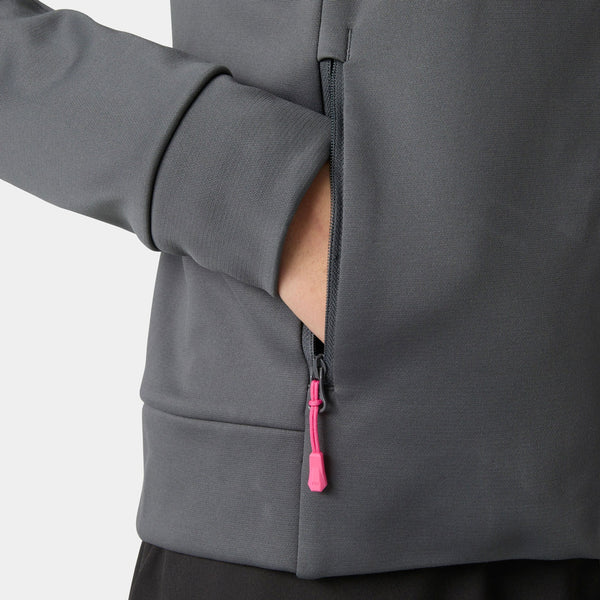 W CREW FLEECE JACKET, THUNDER GRE, L