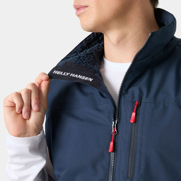 CREW PILE VEST, NAVY, XXL