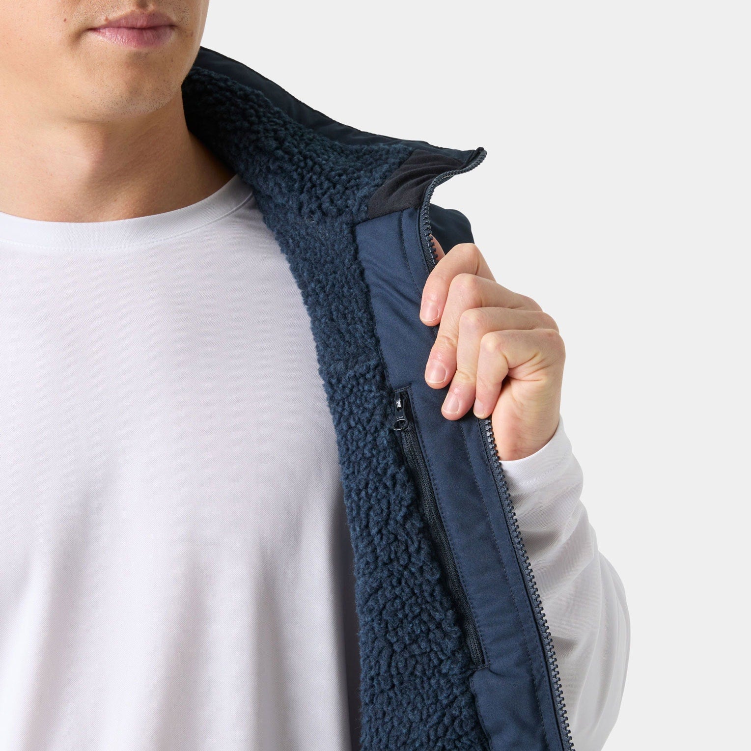 Men's Crew Pile Vest Secondary image