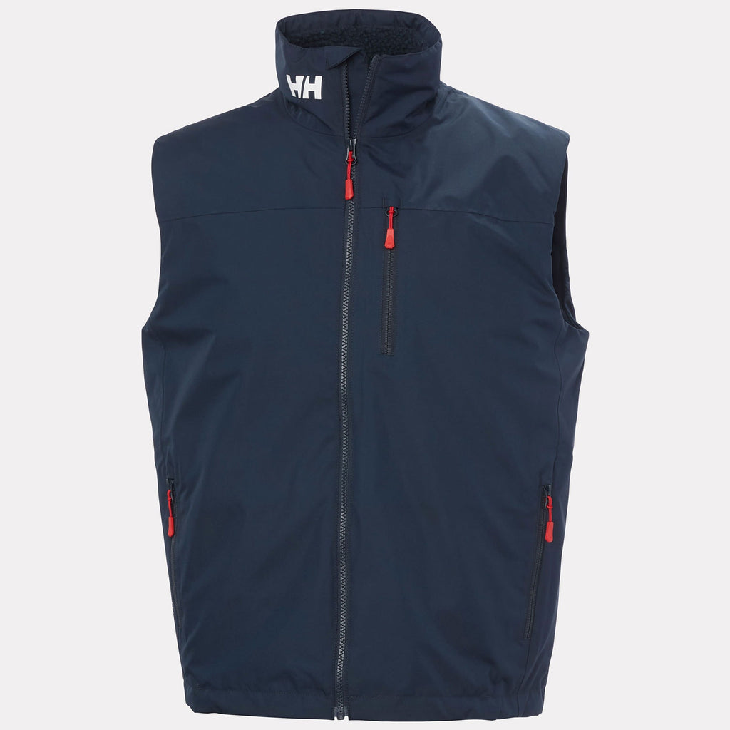 CREW PILE VEST, NAVY, XXL
