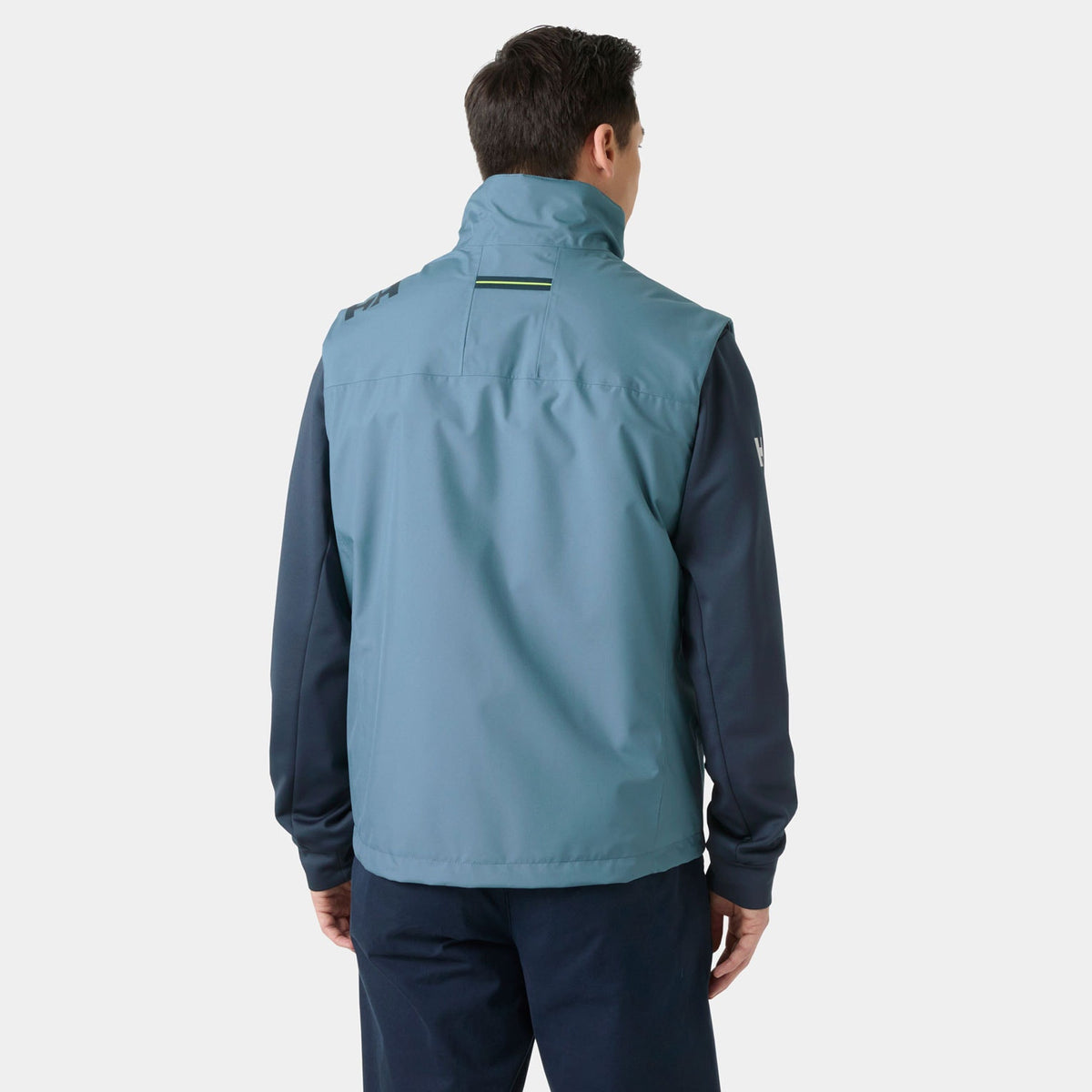 CREW PILE VEST, WASHED NAVY, XXL