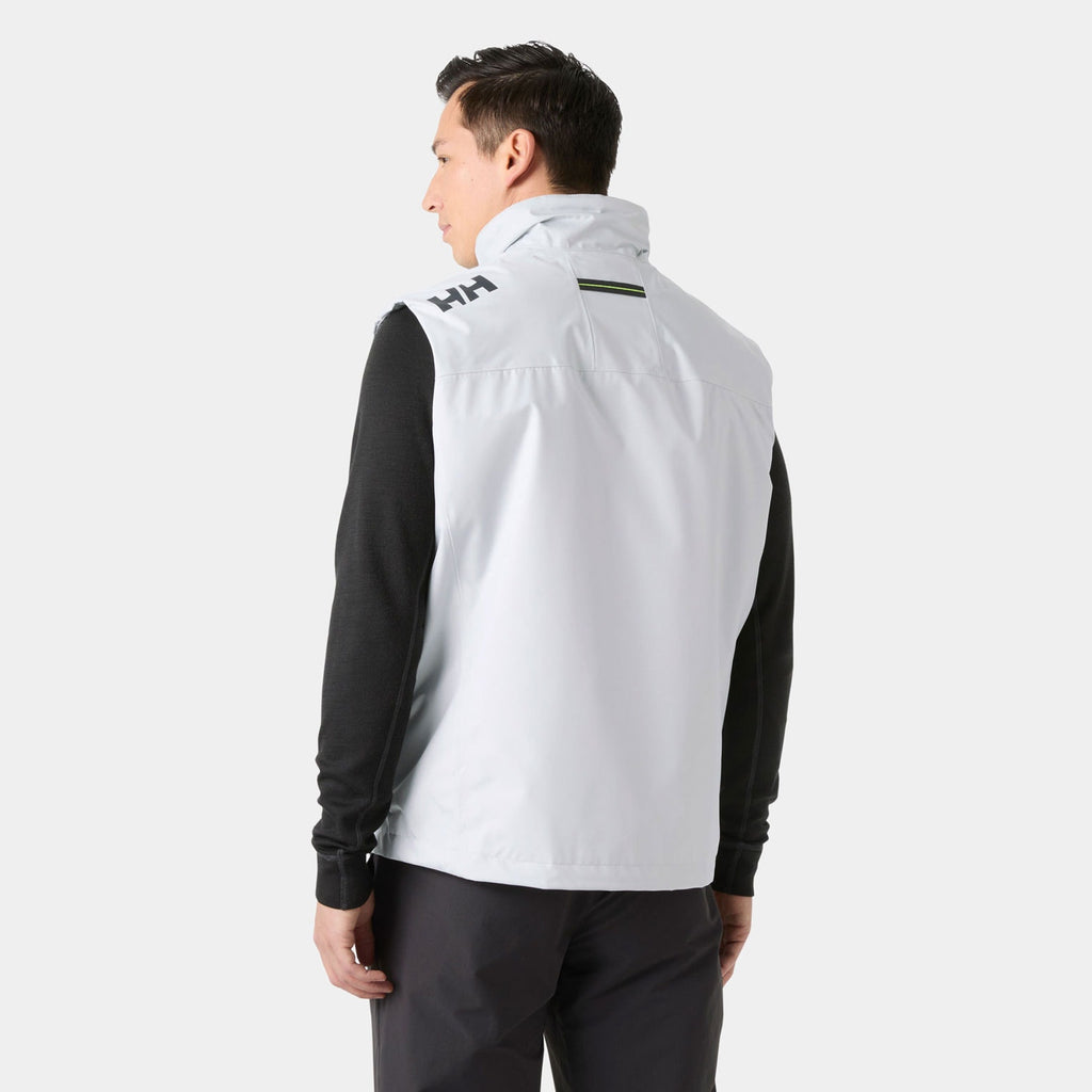 CREW PILE VEST, GREY FOG, XXL