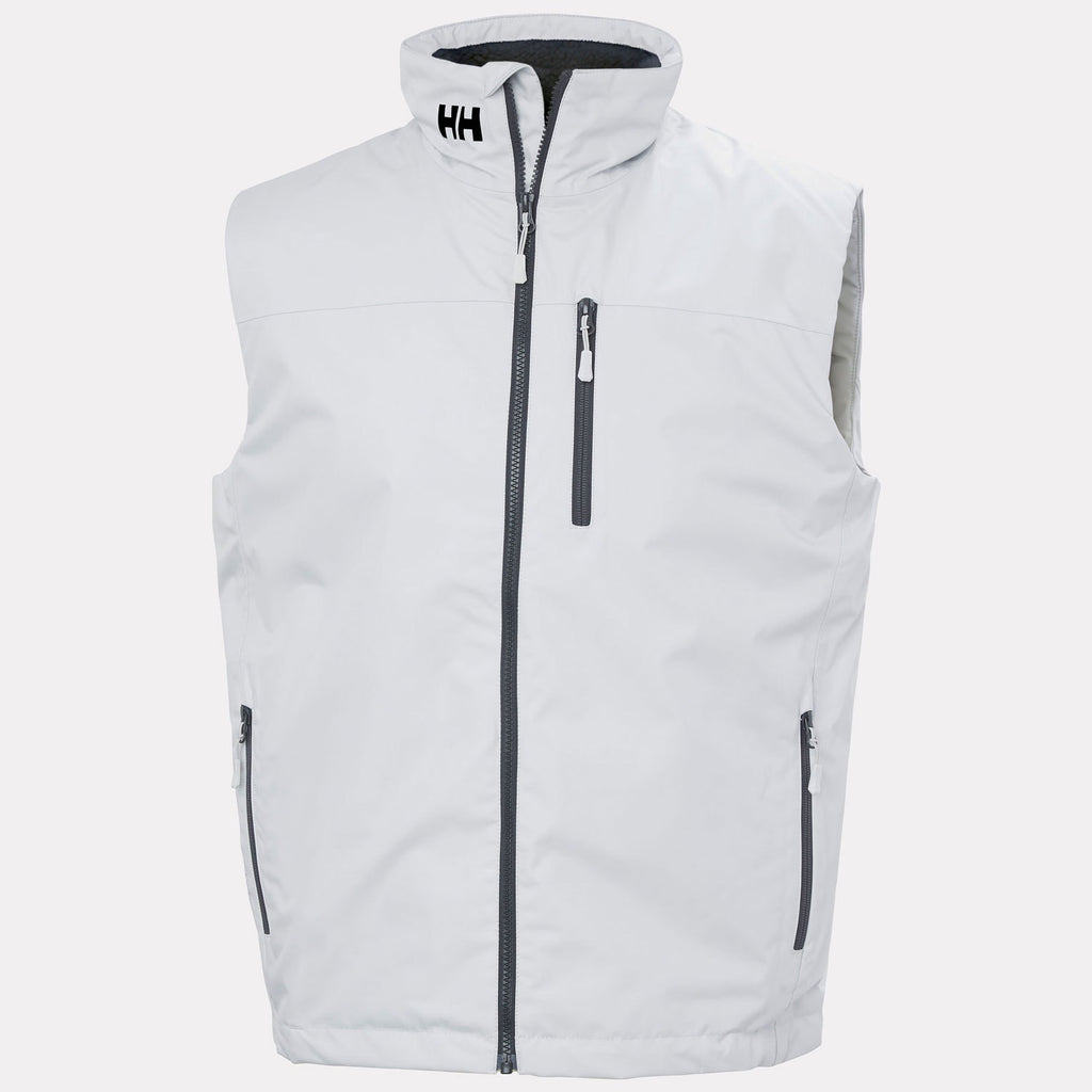 CREW PILE VEST, GREY FOG, XXL