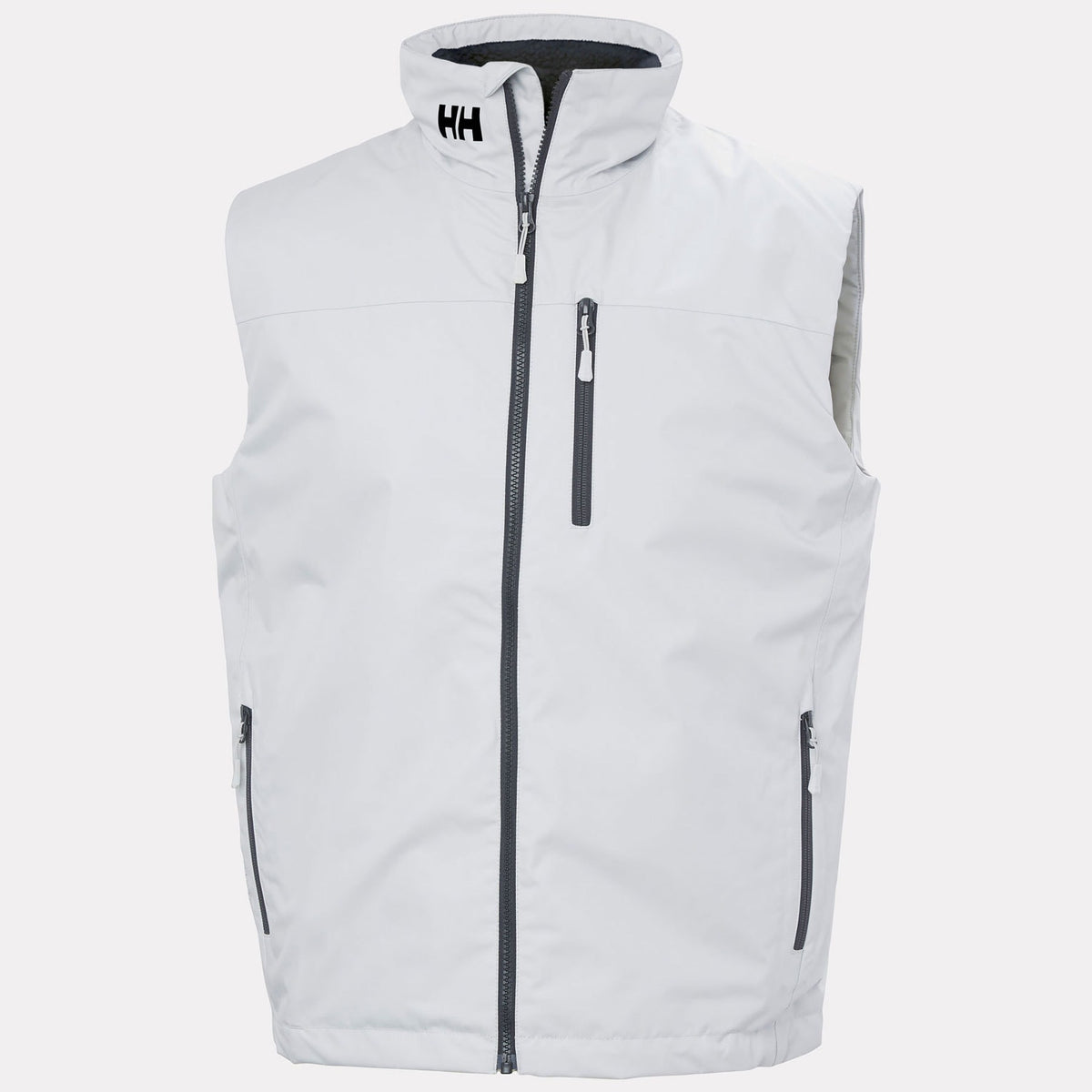 CREW PILE VEST, GREY FOG, XXL