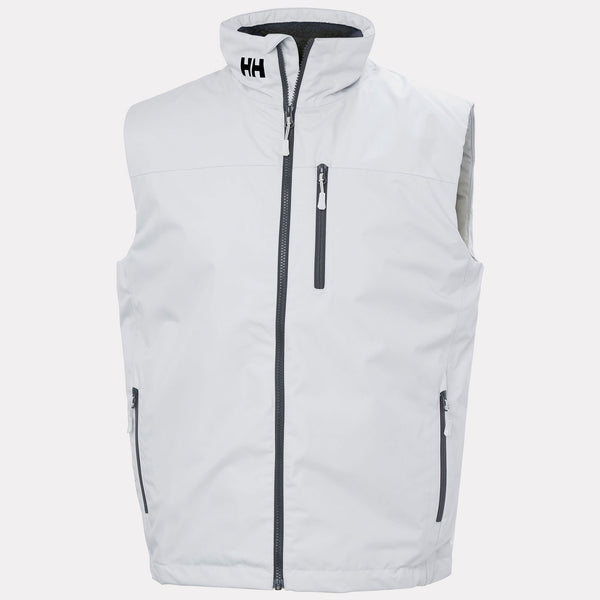 CREW PILE VEST, GREY FOG, XXL