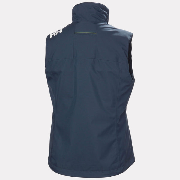W CREW PILE VEST, NAVY, L