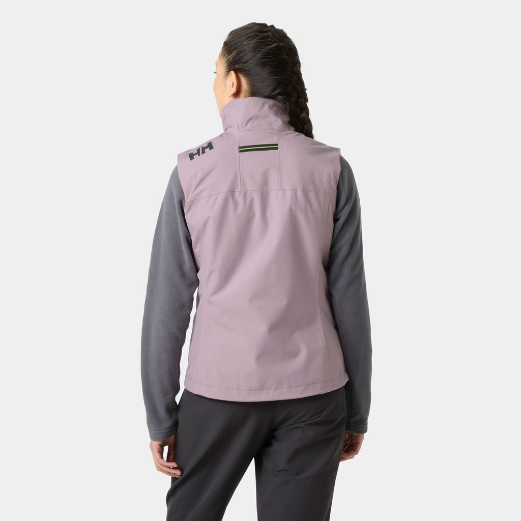 W CREW PILE VEST, PURPLE CLAY, L