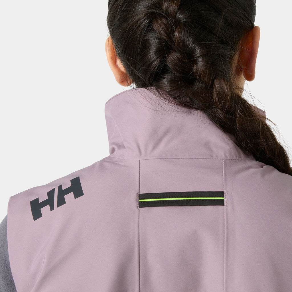 W CREW PILE VEST, PURPLE CLAY, L