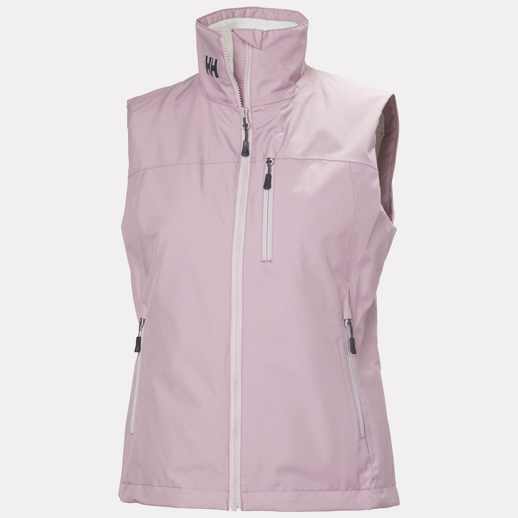 W CREW PILE VEST, PURPLE CLAY, L