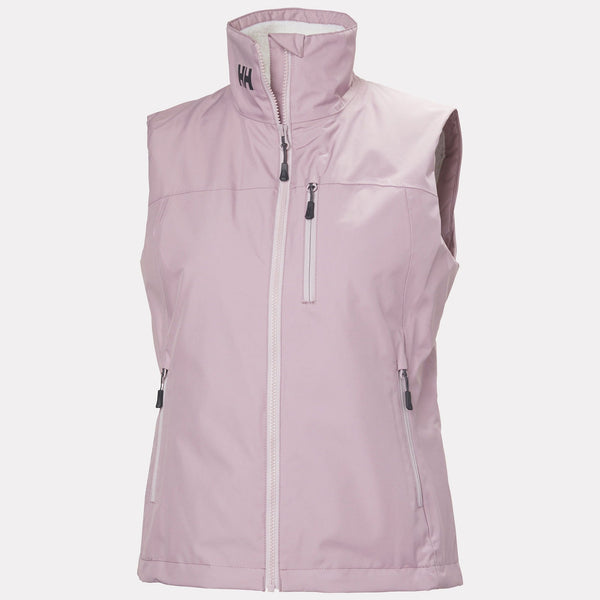 W CREW PILE VEST, PURPLE CLAY, L