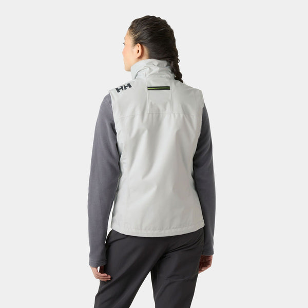 W CREW PILE VEST, GREY FOG, L