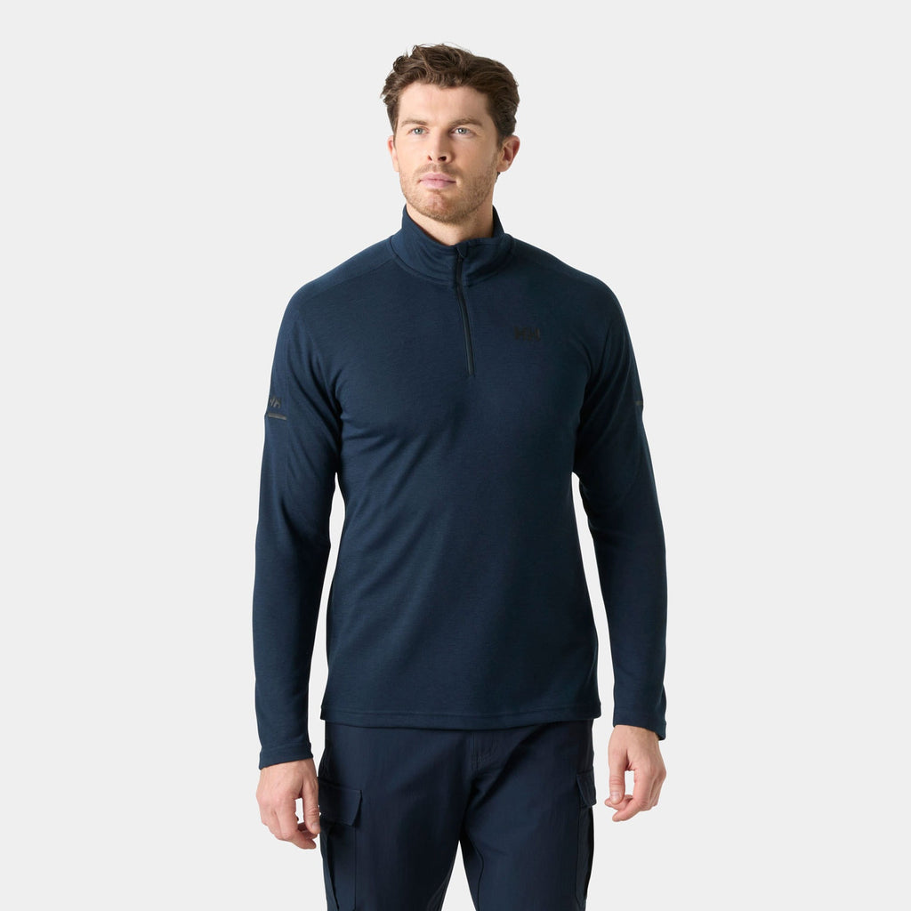 HP 1/2 ZIP PULLOVER, NAVY, XXL