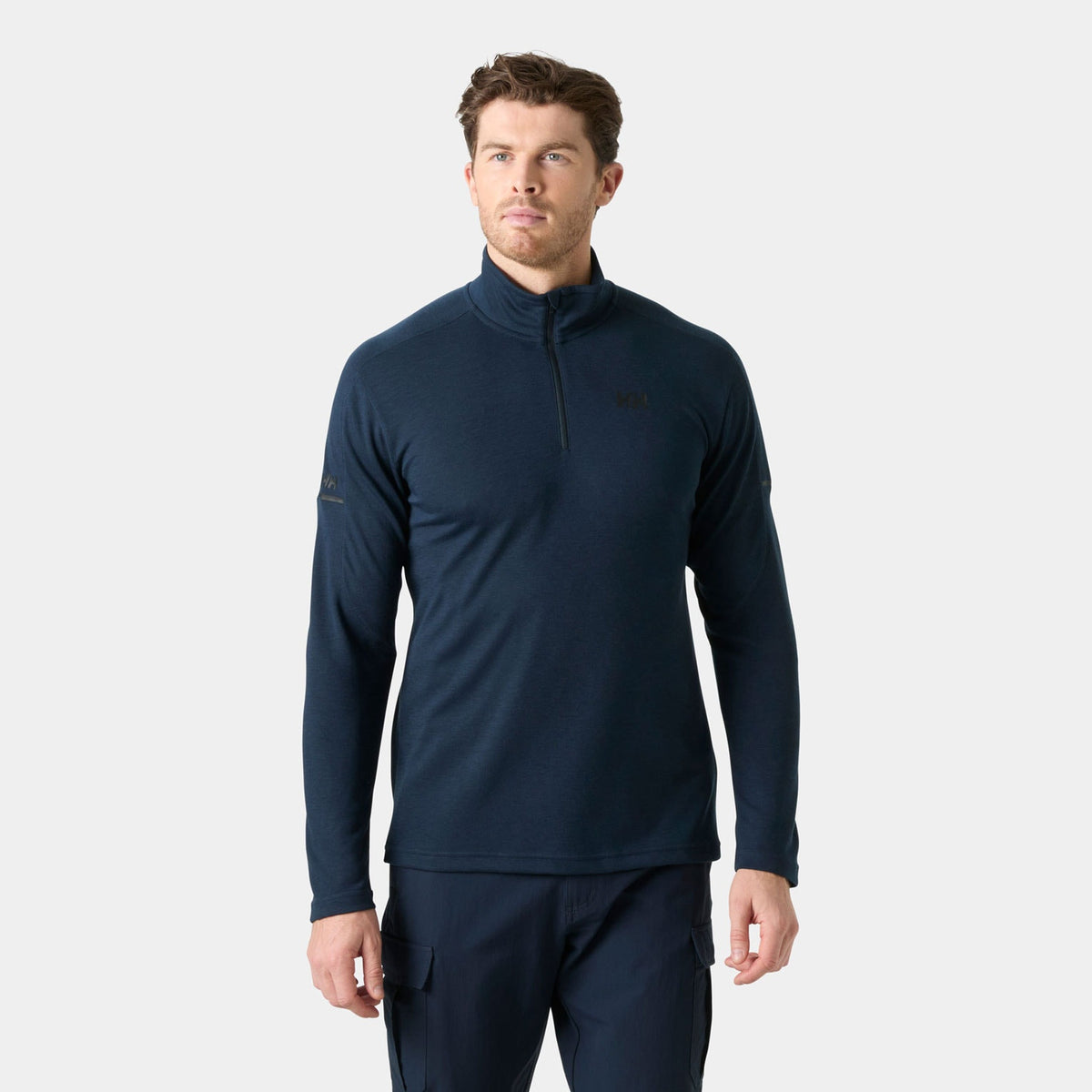 HP 1/2 ZIP PULLOVER, NAVY, XXL