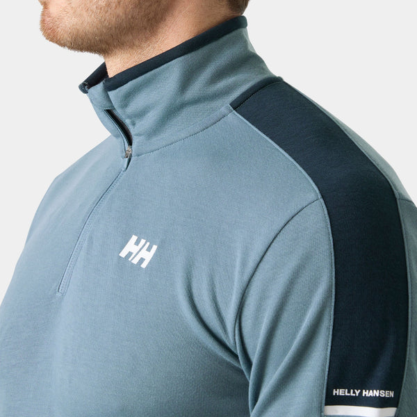 HP 1/2 ZIP PULLOVER, WASHED NAVY, XXL