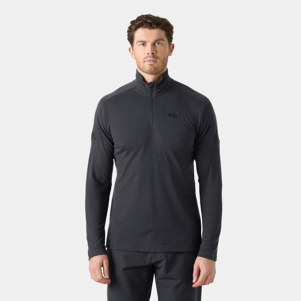 HP 1/2 ZIP PULLOVER, EBONY, XXL