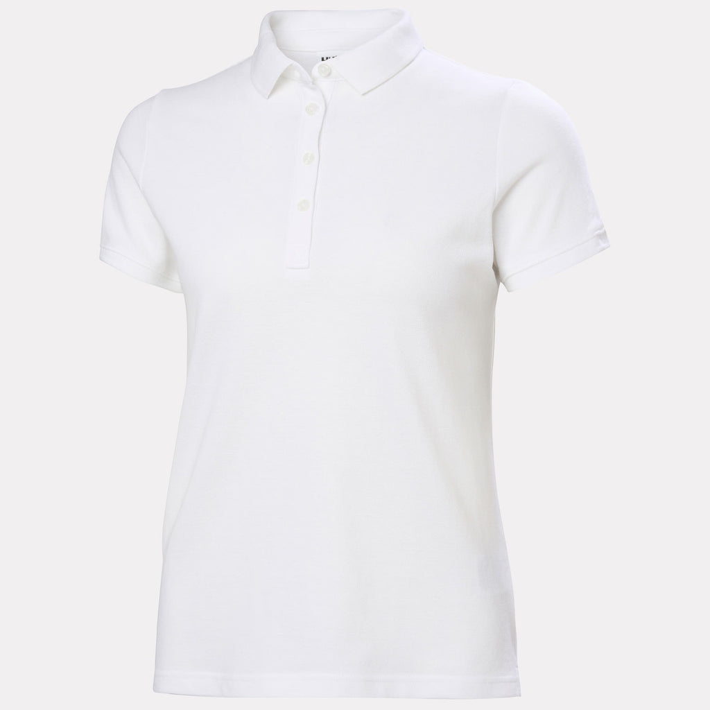 W CREW POLO PIQUE, WHITE, XXXL