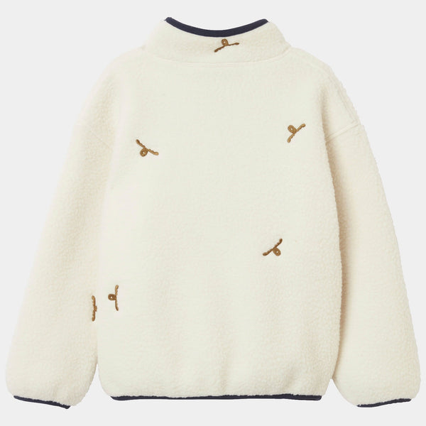 K FROSTY PILE SWEATER, CREAM LITTL, 86/1